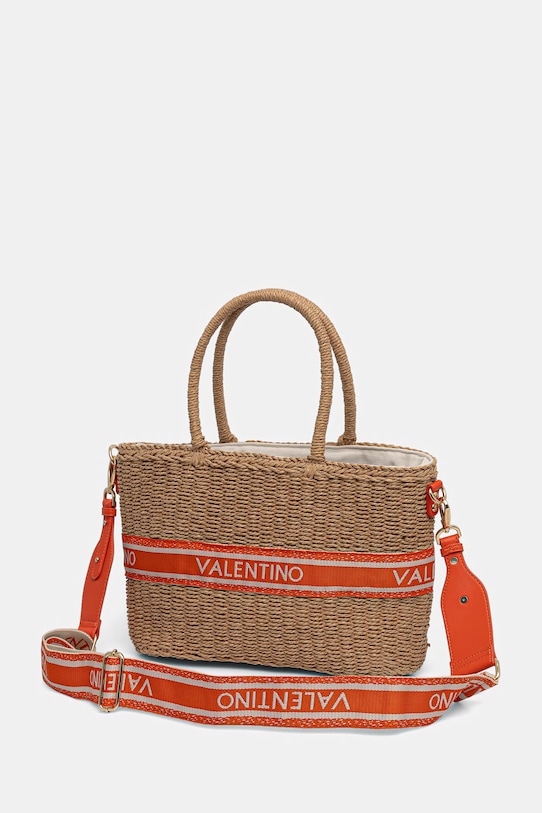 Akcesoria Valentino Bags torba plażowa damska BOHO VBGA0L04 beżowy