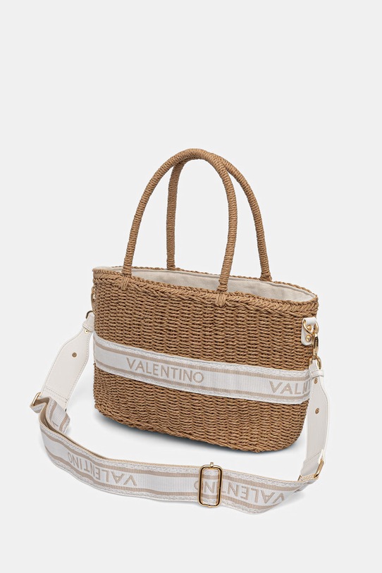 Akcesoria Valentino Bags torba plażowa damska BOHO VBGA0L04 beżowy