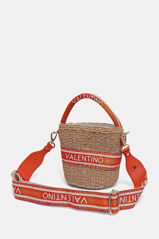 Akcesoria Valentino Bags torebka koszyk damska BOHO VBGA0L36 beżowy