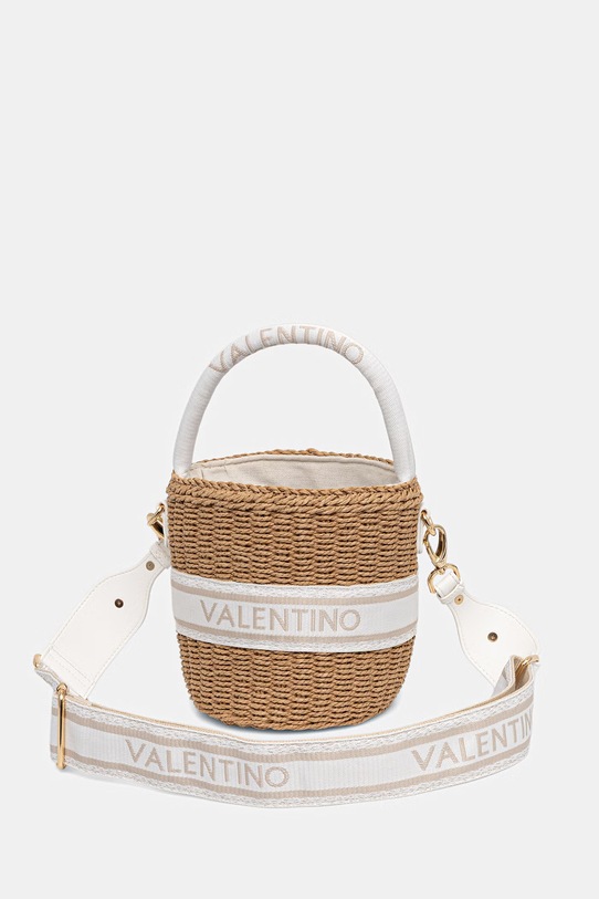 Akcesoria Valentino Bags torebka koszyk damska BOHO VBGA0L36 beżowy