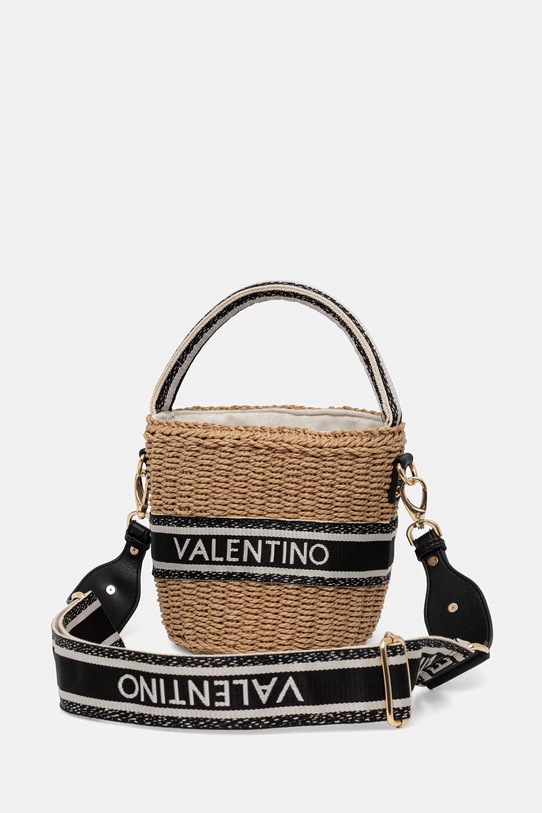 Akcesoria Valentino Bags torebka koszyk damska BOHO VBGA0L36 beżowy