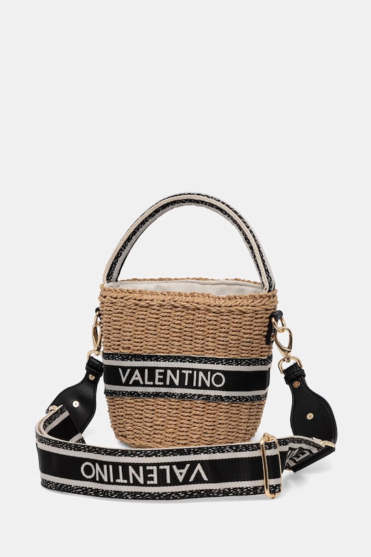 Akcesoria Valentino Bags torebka koszyk damska BOHO VBGA0L36 beżowy