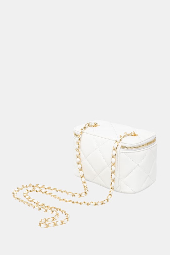 Doplnky Valentino Bags kufríková kabelka dámska z imitácie kože OCARINA VBS3KK42R biela