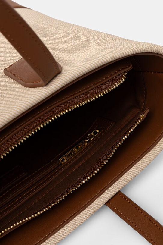 Valentino Bags torebka crossbody damska ATENA RE VBS9PS04 beżowy