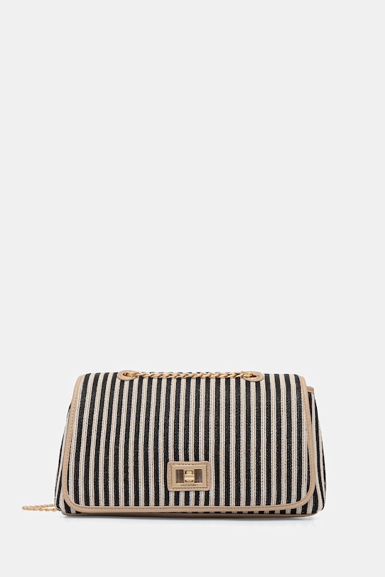 Valentino Bags crossbody kabelka dámska pletená SELENE čierna VBS9PU09