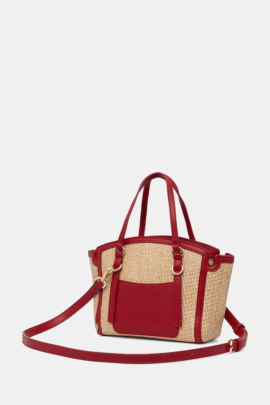 Akcesoria Valentino Bags torebka crossbody damska DEMETRA VBS9R904 beżowy