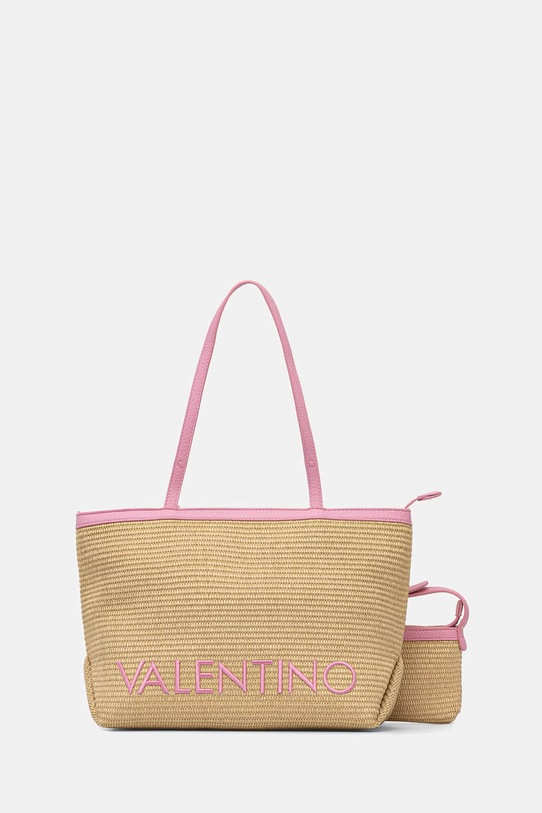 Valentino Bags torebka damska pleciona MAIAM beżowy VBS9TE01PAG