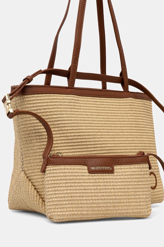 Valentino Bags torebka damska pleciona MAIAM beżowy VBS9TE01PAG