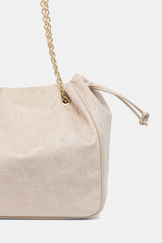 Accessori Valentino Bags borsa shopper da donna in imitazione di scamoscio MAXI VBS9U701 beige
