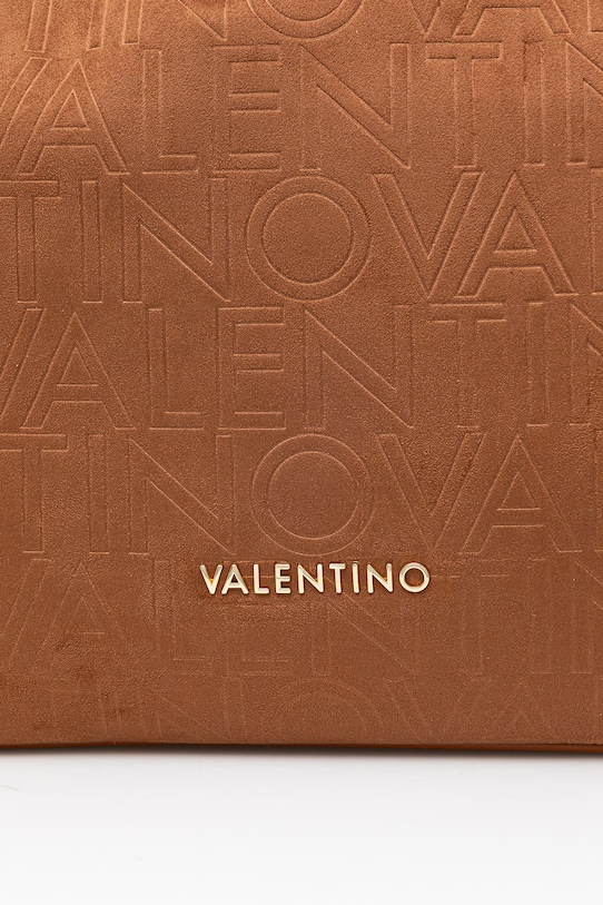 Valentino Bags geantă shopper de damă cu imitație de piele întoarsă MAXI maro VBS9U701