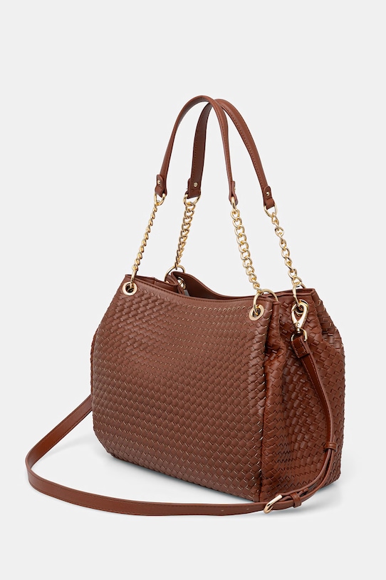 Akcesoria Valentino Bags torebka damska z imitacji skóry GEA VBS9UC02 brązowy