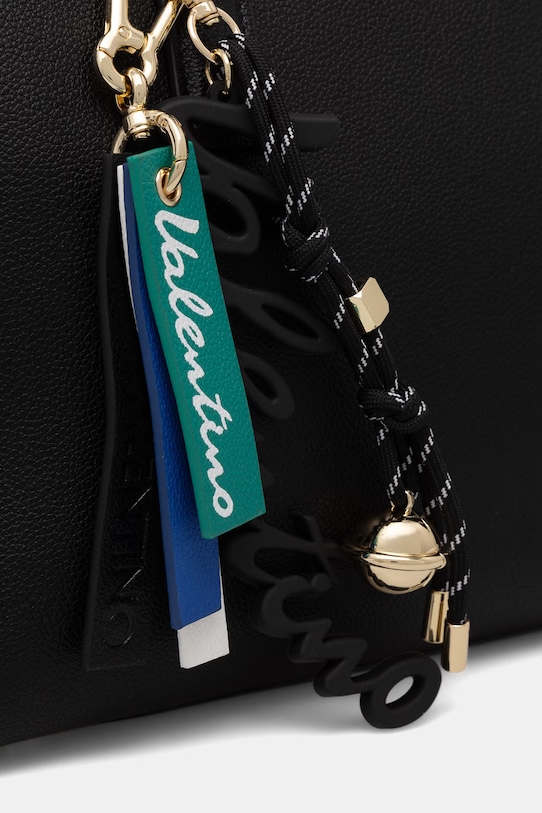 Valentino Bags torebka shopper damska z imitacji skóry RYTA RE czarny VBS9UI01