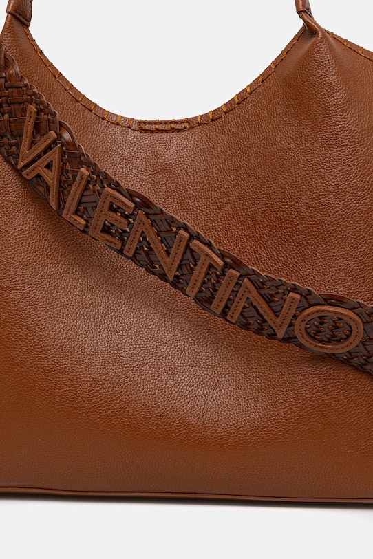 Valentino Bags torebka shopper damska z imitacji skóry ALEKSANDRA brązowy VBS9W901