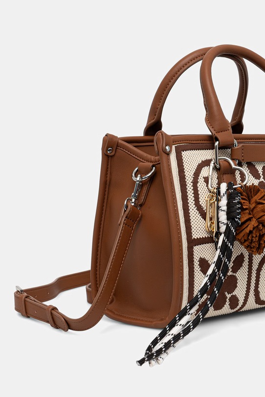 Valentino Bags torebka crossbody damska VBS9XF05 beżowy SS26