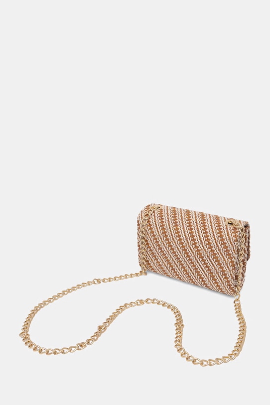 Akcesoria Valentino Bags torebka crossbody damska DIVINA SUMMER VBS9XI03S beżowy