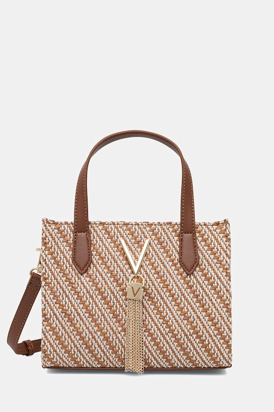 Valentino Bags torebka crossbody damska DIVINA SUMMER brązowy VBS9XI15S