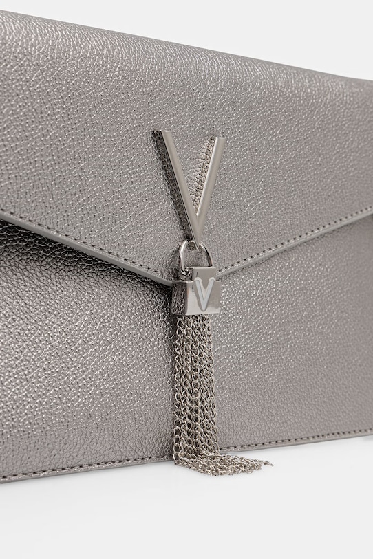 Valentino Bags kopertówka damska LUXE srebrny VBS9XJ17
