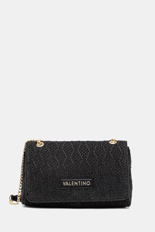Valentino Bags crossbody kabelka dámska pletená OCARINA SUMMER čierna VBS9XL02PAG