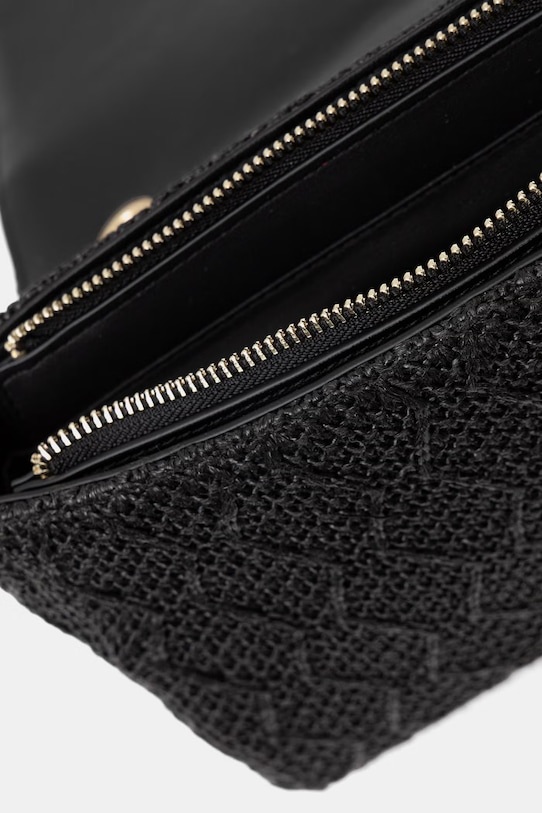 Valentino Bags crossbody kabelka dámska pletená OCARINA SUMMER čierna VBS9XL02PAG