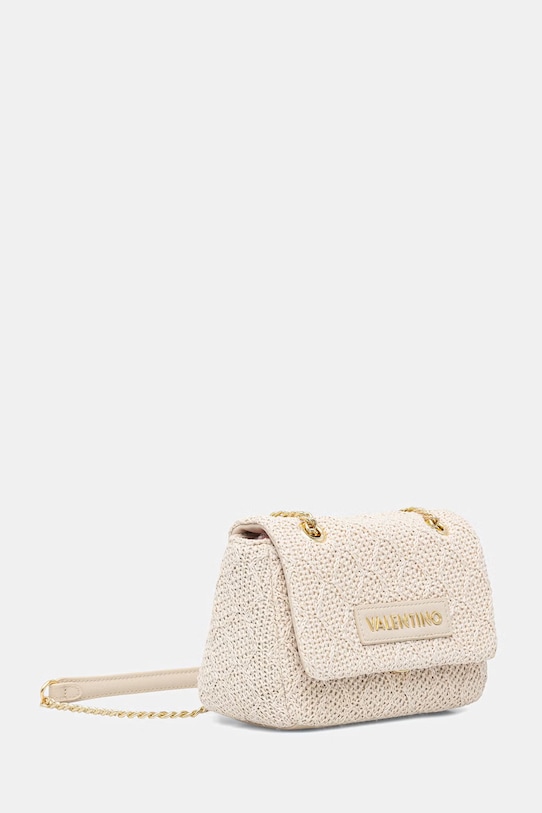 Valentino Bags crossbody kabelka dámská z pletenky OCARINA SUMMER VBS9XL05PAG béžová SS26