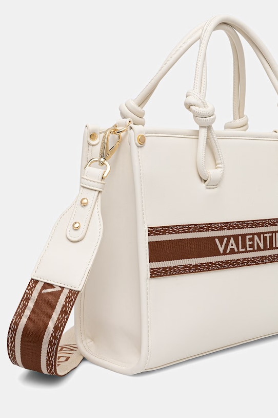 Valentino Bags torebka crossbody damska z imitacji skóry AELLA VBS9ZW04 beżowy SS26