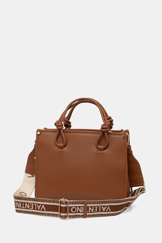 Akcesoria Valentino Bags torebka crossbody damska z imitacji skóry AELLA VBS9ZW04 brązowy