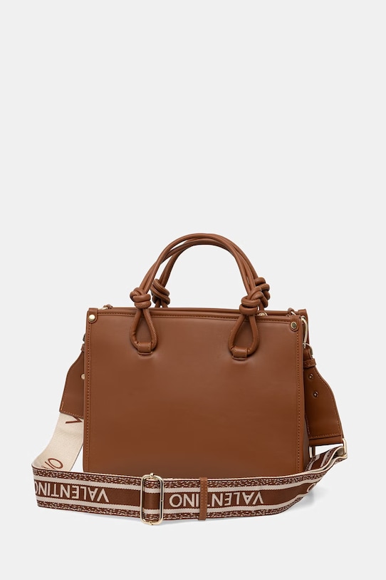 Akcesoria Valentino Bags torebka crossbody damska z imitacji skóry AELLA VBS9ZW04 brązowy