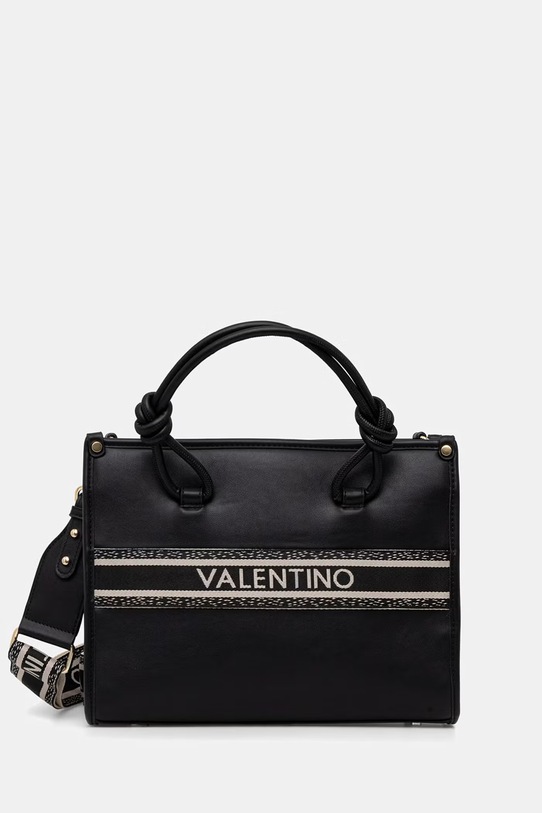 Valentino Bags torebka crossbody damska z imitacji skóry AELLA czarny VBS9ZW04