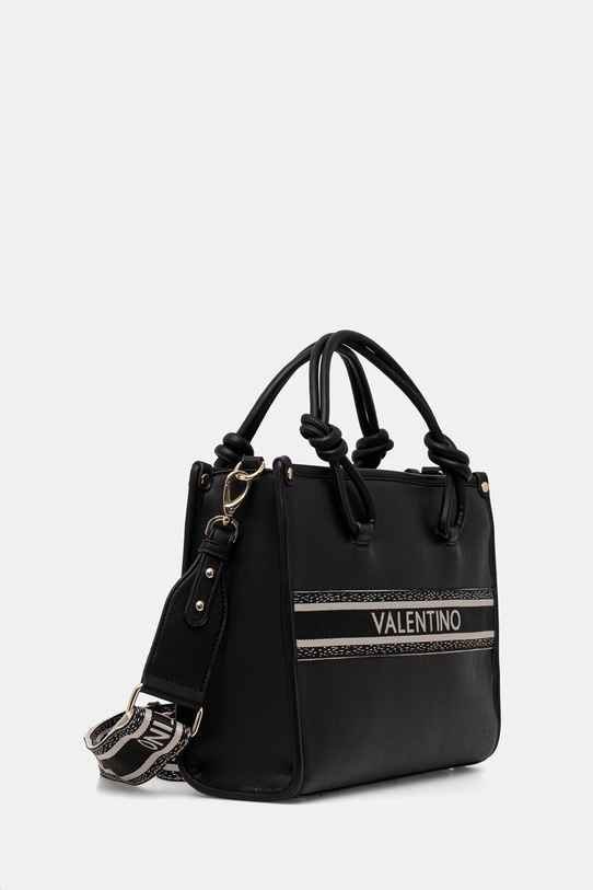 Valentino Bags torebka crossbody damska z imitacji skóry AELLA VBS9ZW04 czarny SS26