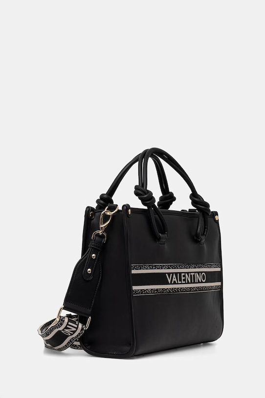 Valentino Bags torebka crossbody damska z imitacji skóry AELLA VBS9ZW04 czarny SS26