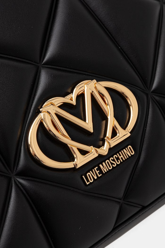 Love Moschino torebka shopper damska z imitacji skóry czarny JC4040PP0OLC0000