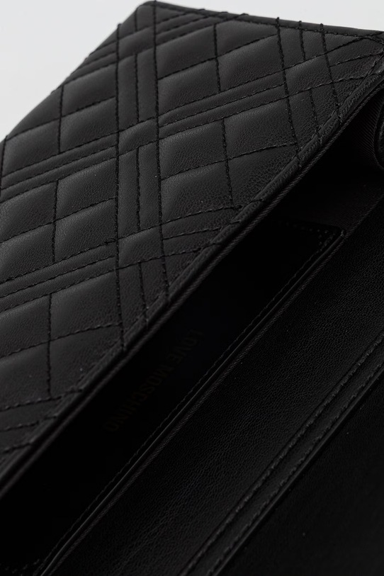 Love Moschino torebka damska z imitacji skóry JC4079PP0OLA0000 czarny