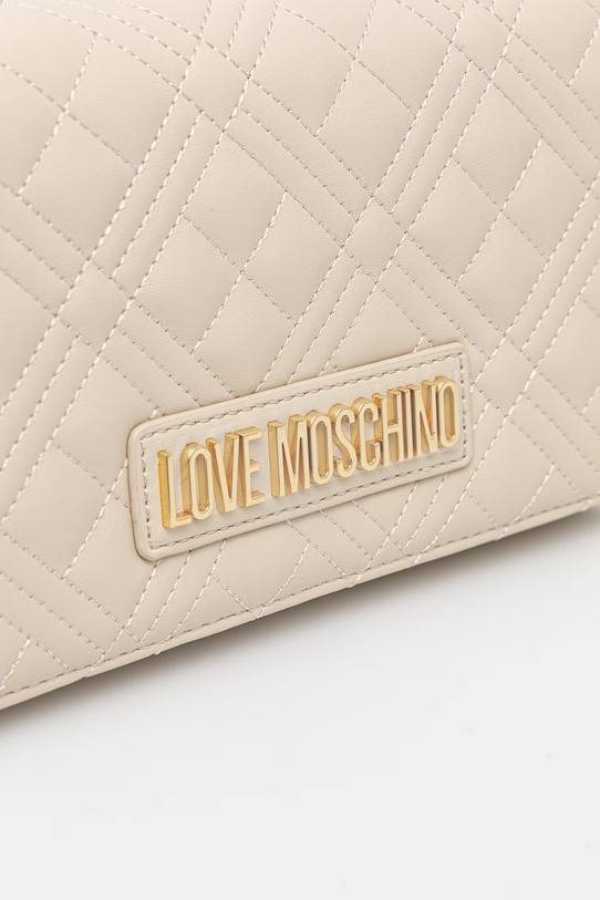 Love Moschino torebka damska z imitacji skóry beżowy JC4079PP0OLA0110