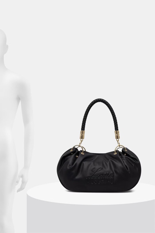 Love Moschino torebka damska z imitacji skóry JC4221PP0OKA0000 czarny