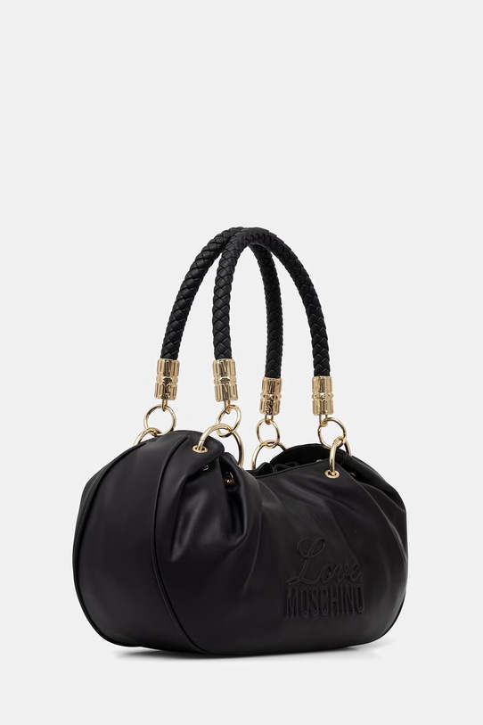 Love Moschino torebka damska z imitacji skóry JC4221PP0OKA0000 czarny SS26