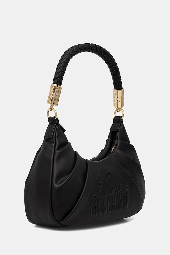 Love Moschino torebka damska z imitacji skóry JC4223PP0OKA0000 czarny SS26