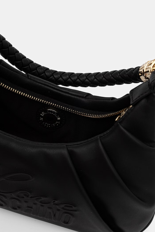 Love Moschino torebka damska z imitacji skóry JC4223PP0OKA0000 czarny