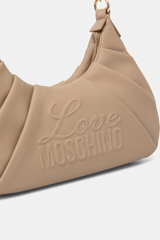 Love Moschino torebka damska z imitacji skóry beżowy JC4223PP0OKA0209