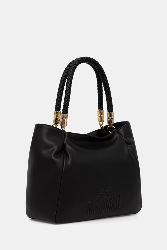 Love Moschino torebka damska z imitacji skóry JC4225PP0OKA0000 czarny SS26