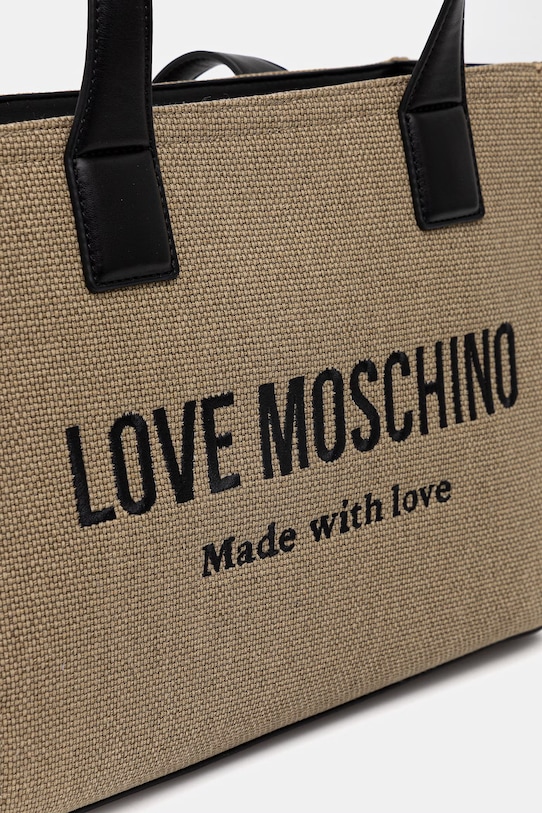 Akcesoria Love Moschino torebka shopper damska JC4227PP0OKB190A beżowy