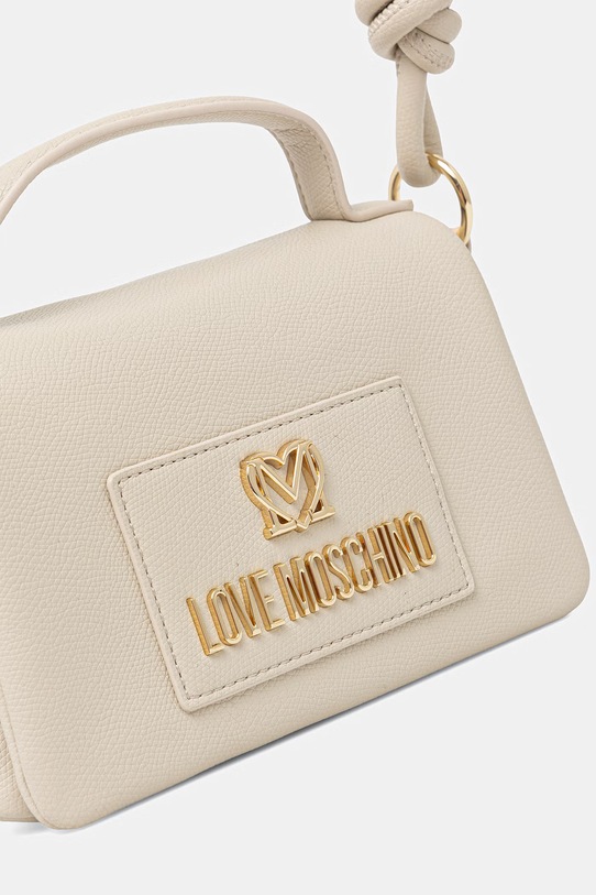 Love Moschino Torebka crossbody damska z imitacji skóry beżowy JC4236PP0OKC0110