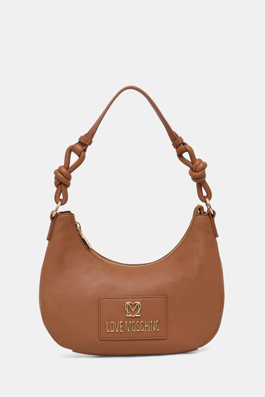 Love Moschino torebka damska z imitacji skóry brązowy JC4237PP0OKC0200