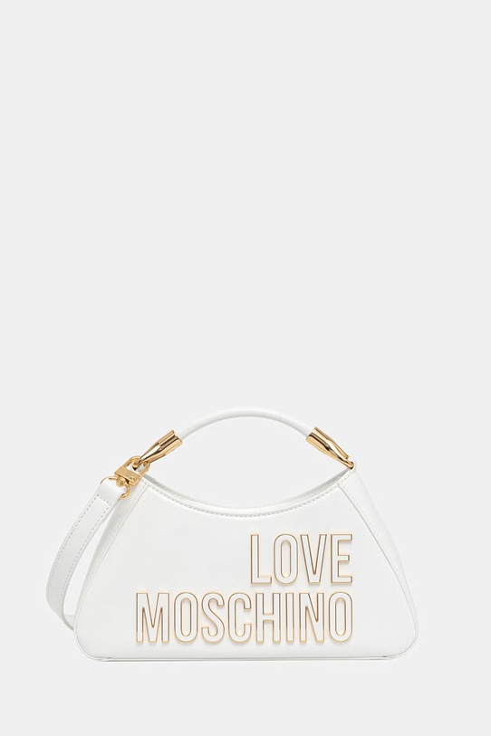 Love Moschino torebka damska z imitacji skóry biały JC4248PP0OKE110A