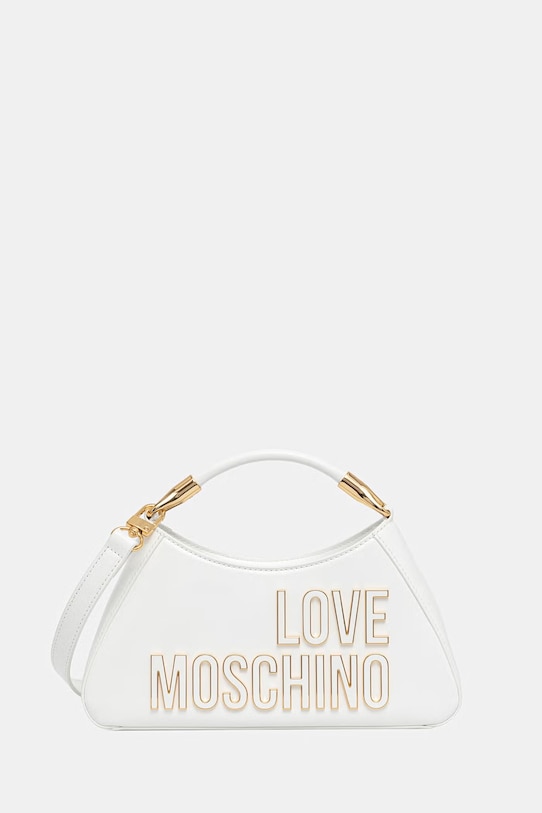 Love Moschino torebka damska z imitacji skóry biały JC4248PP0OKE110A