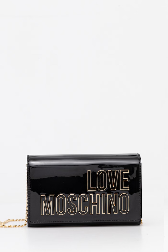 Love Moschino torebka damska z imitacji skóry czarny JC4251PP0OKE100A