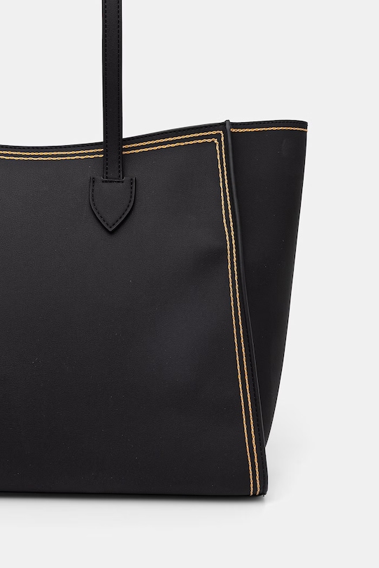Akcesoria Love Moschino torebka shopper damska z imitacji skóry JC4254PP0OKF0000 czarny