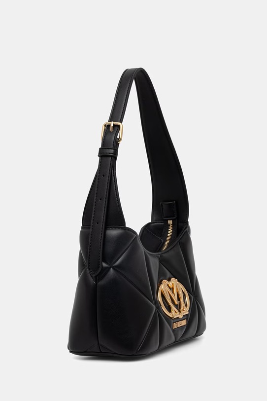 Love Moschino torebka damska z imitacji skóry JC4258PP0OLC0000 czarny SS26