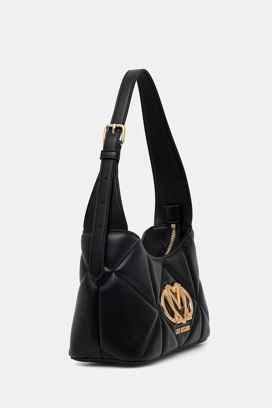 Love Moschino torebka damska z imitacji skóry JC4258PP0OLC0000 czarny SS26