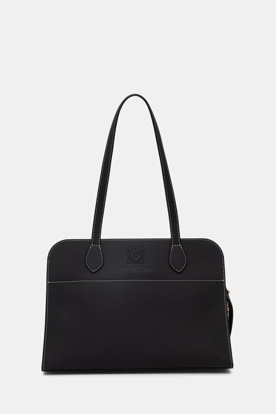 Love Moschino torebka shopper damska z imitacji skóry czarny JC4272PP0OKI0000