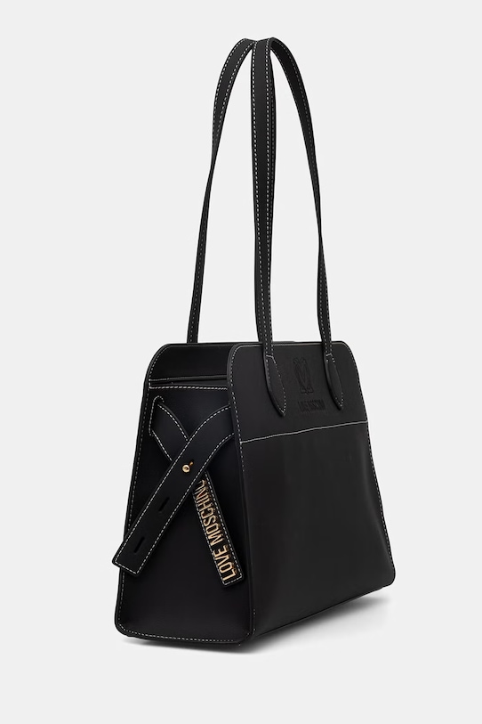 Love Moschino torebka shopper damska z imitacji skóry JC4272PP0OKI0000 czarny SS26